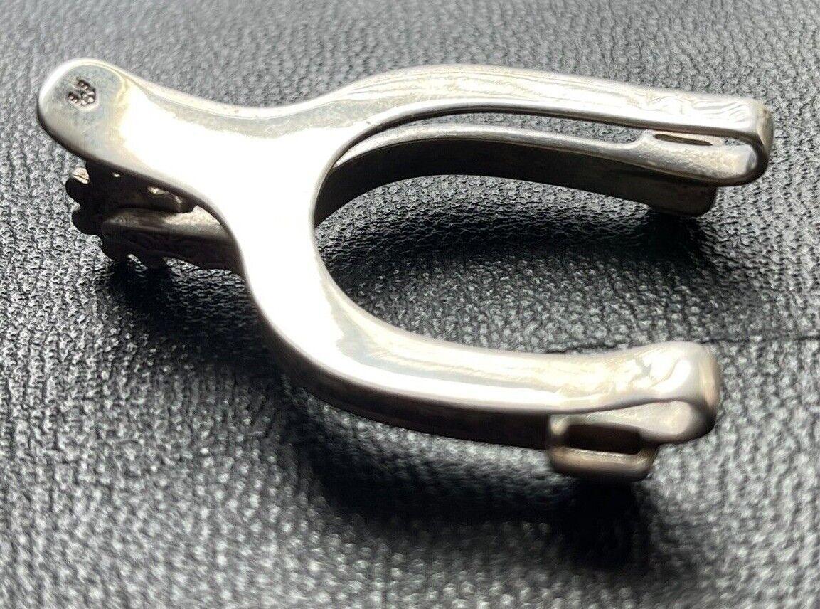 ⏰Historical Lowest Price: Save 49%- Vintage Western Spurs Sterling Silver Money Clip