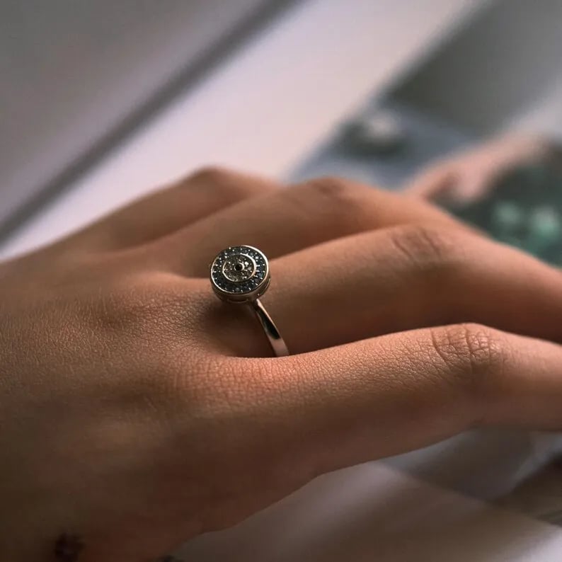 🔥LAST DAY 49% OFF🧿Blue Evil Eye Fidget Ring