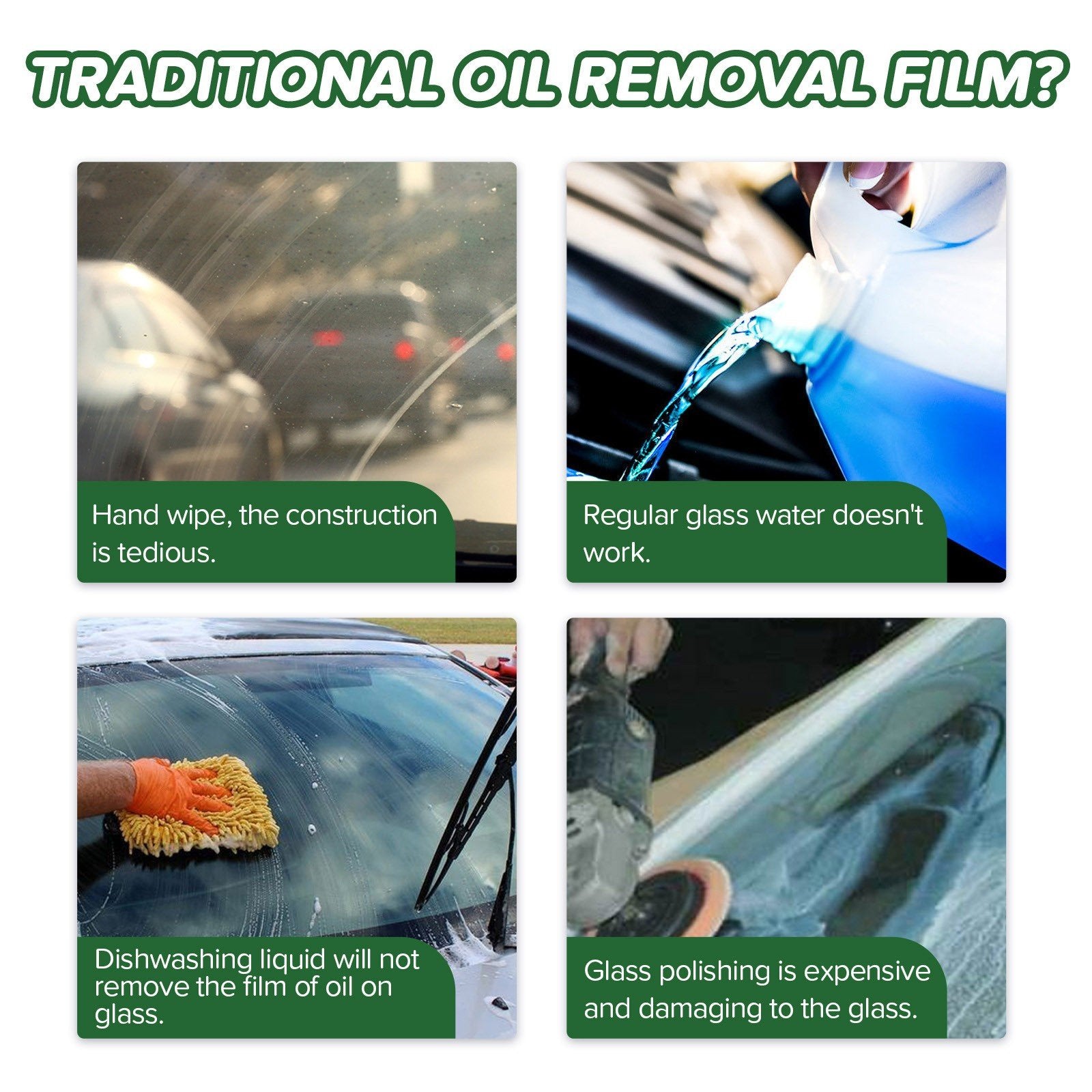 🫧Car Glass Oil Film Removal Wipes
