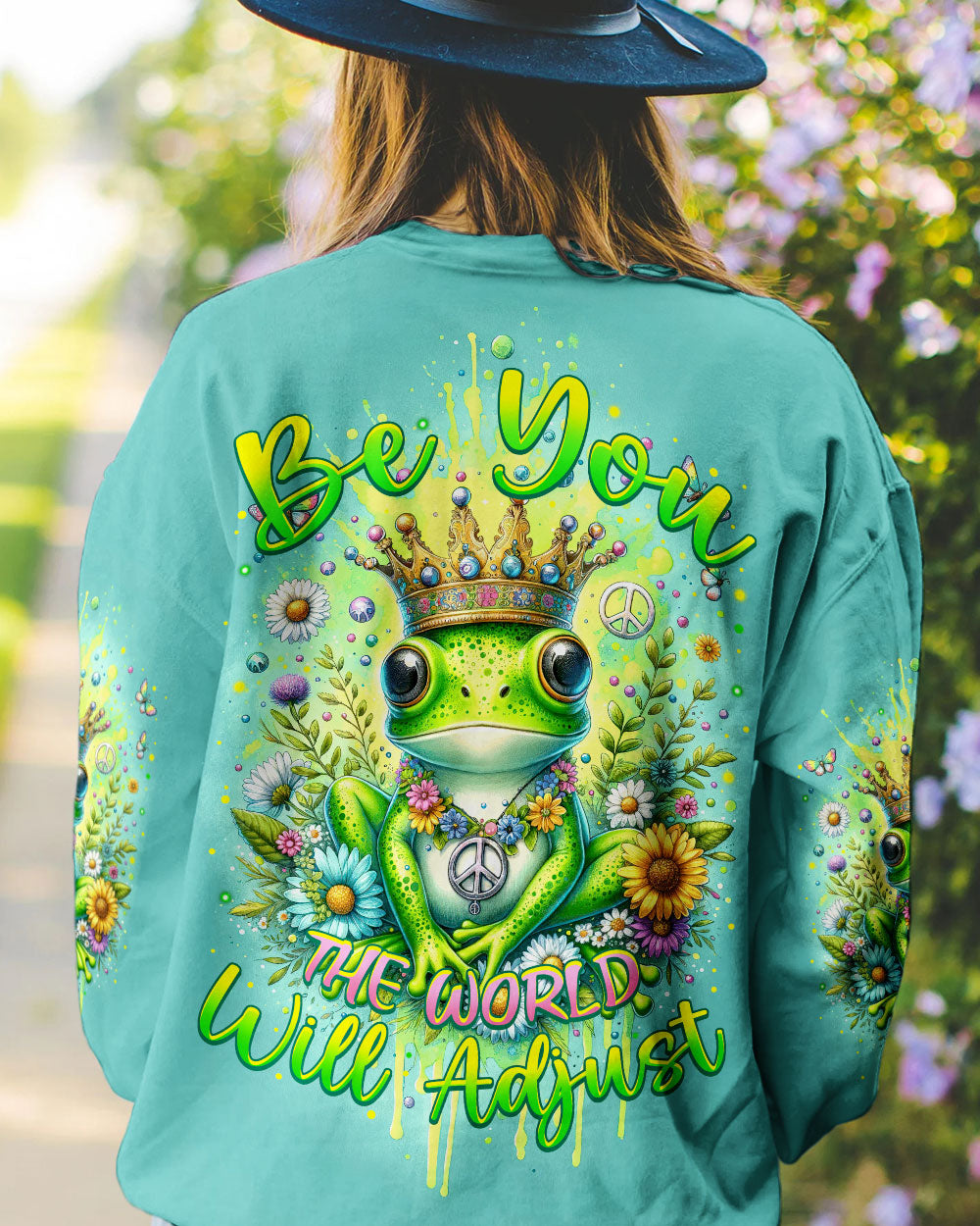 BE YOU THE WORLD WILL ADJUST ALL OVER PRINT - TYTM2411231