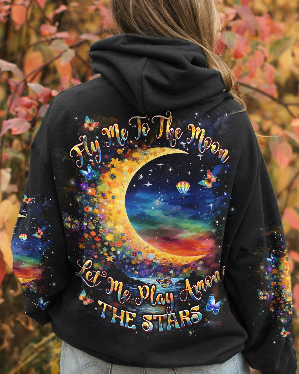 FLY ME TO THE MOON ALL OVER PRINT - YHHN0412243