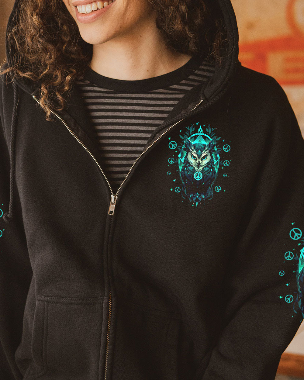 WHISPER WORDS OF WISDOM LET IT BE OWL ALL OVER PRINT - TYTD2911243