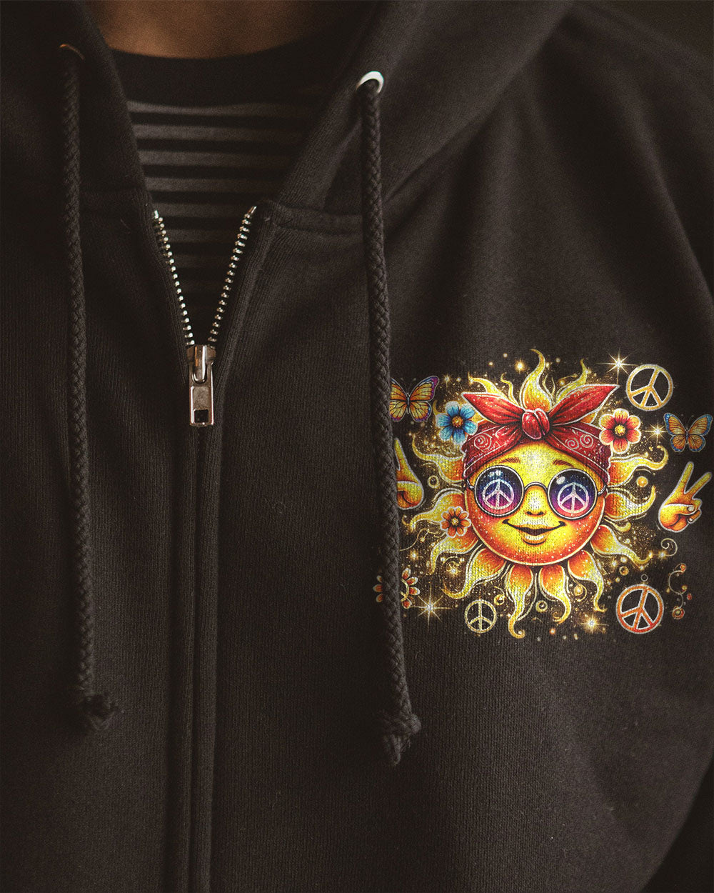 WE HAD SEASONS IN THE SUN HIPPIE ALL OVER PRINT - TYTD1007242
