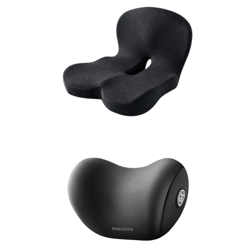 💥Non-Slip Memory Foam Seat Cushion – Prostate Pressure Relief, Sciatica Pain Relief, Breathable Mesh & Universal Fit for Car, Office & Wheelchair