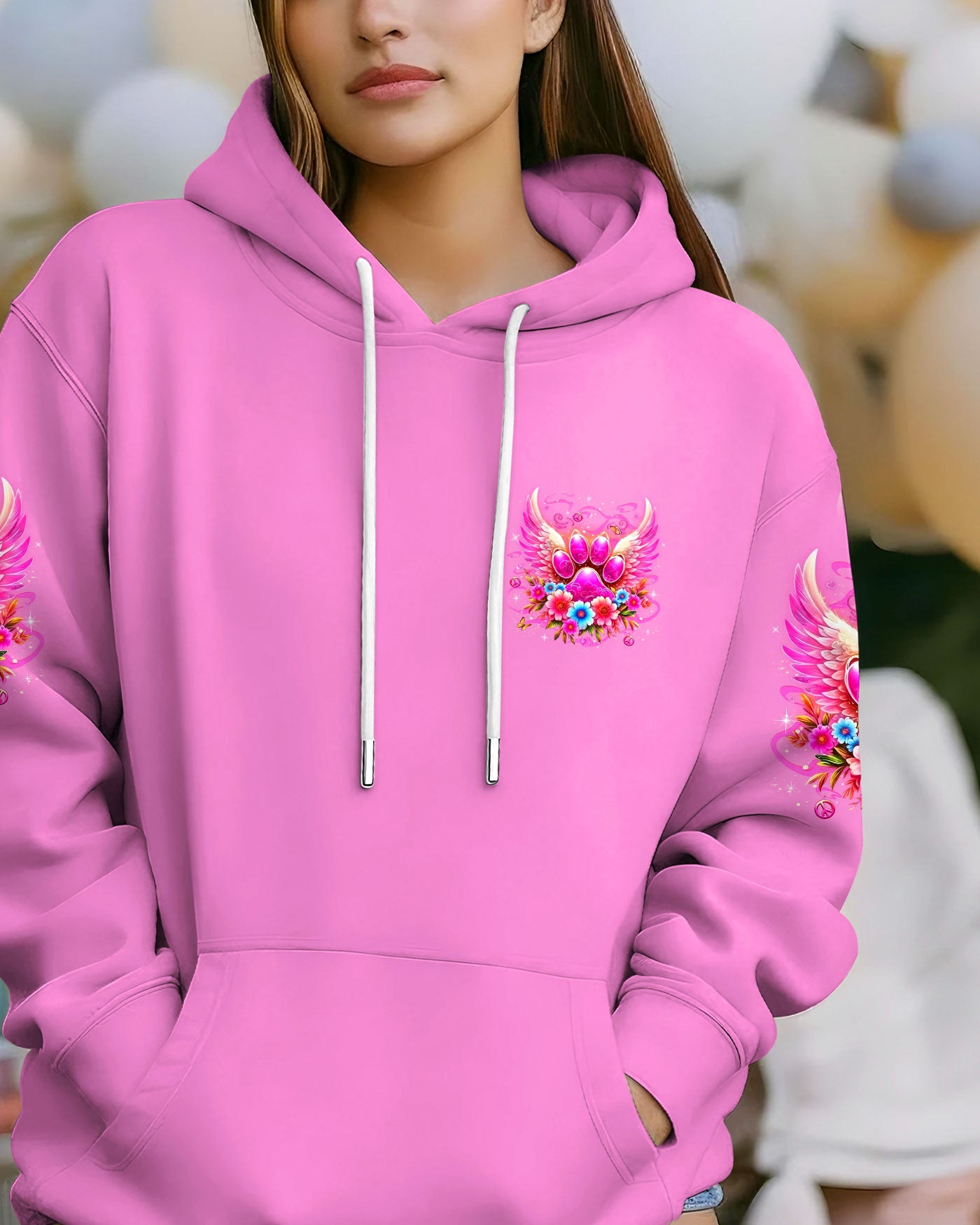 MY ANGEL HAS PAWS ALL OVER PRINT - YHLT2312252