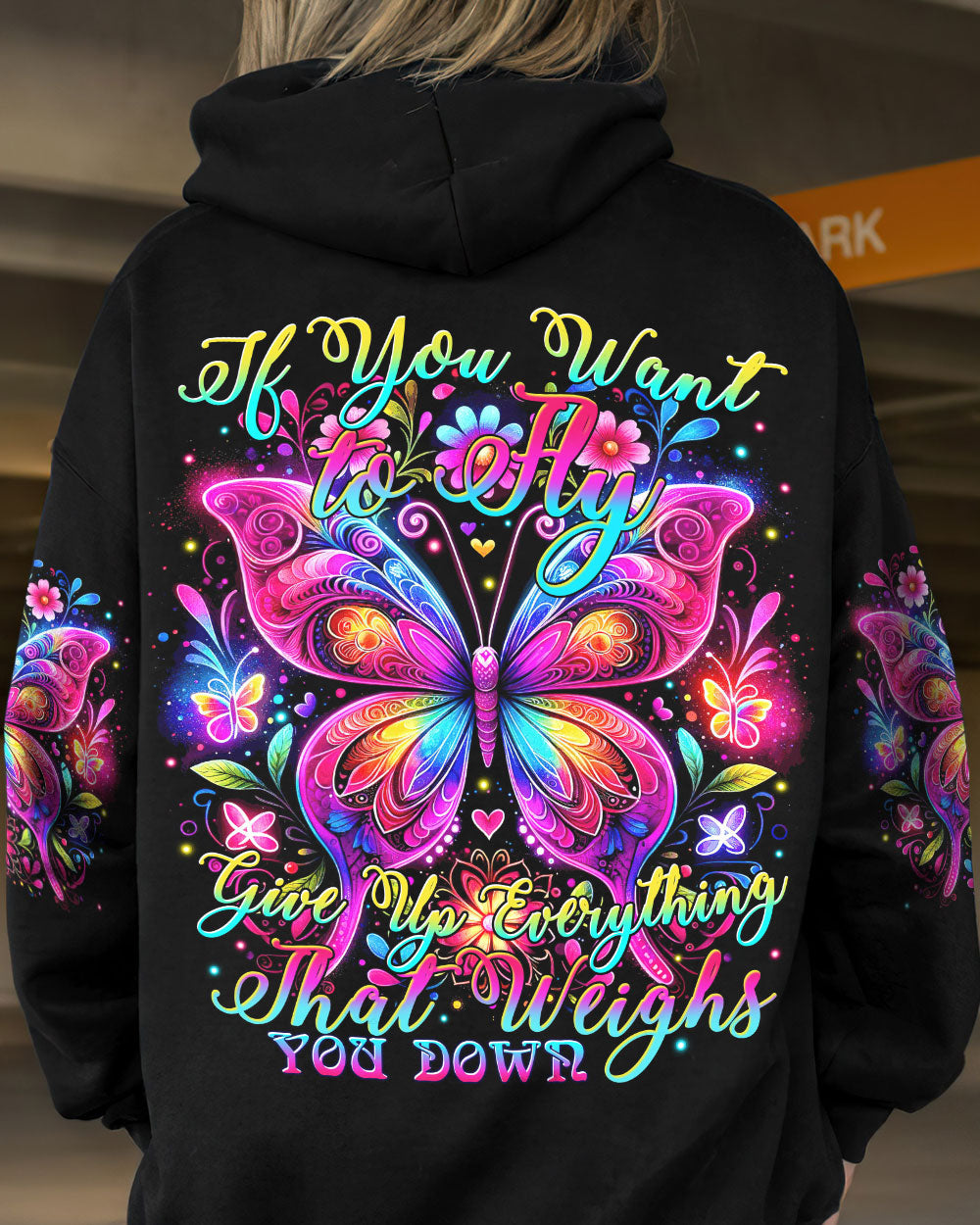 IF YOU WANT TO FLY BUTTERFLY ALL OVER PRINT - TYTM2612231