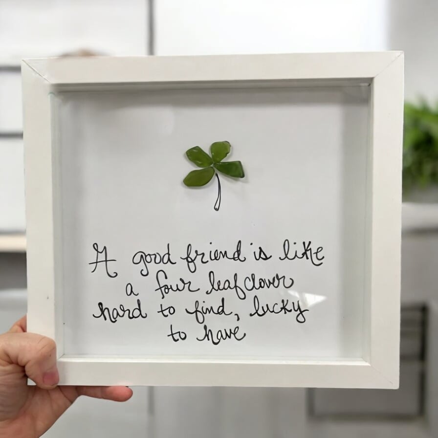 Friendship sea glass🖐️Handmade