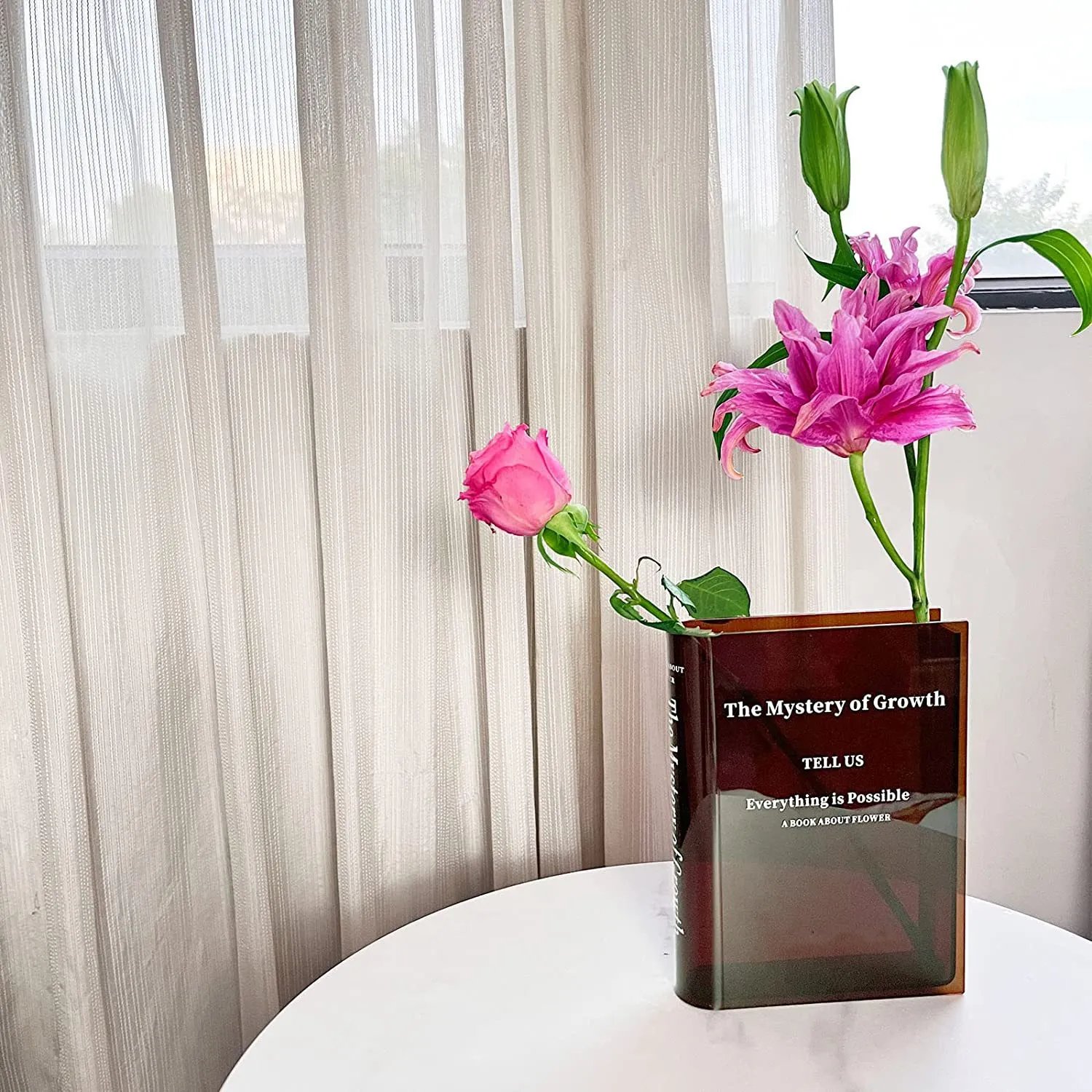 🔥LAST DAY 50% OFF - 📚💐💕Book Vase: Books About Flowers