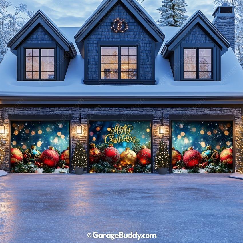 Garage Buddy | Merry Christmas | Christmas Garage Door Cover