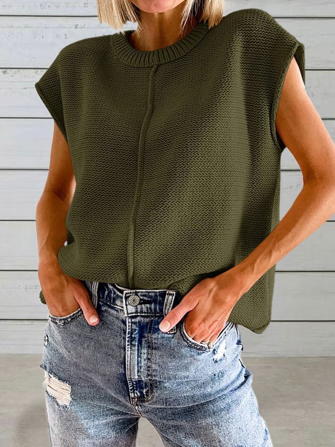 Women's casual knitted top