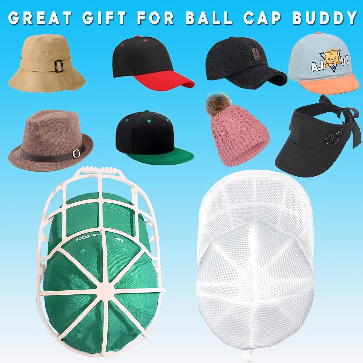 🔥Last Day 49% OFF - 🧢Hat Washer Cage for Baseball Cap