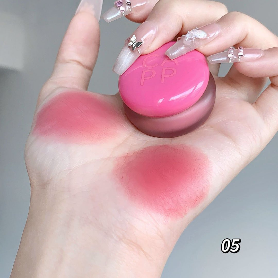 🔥Last Day: Buy 3 get 2 free - Lip & Cheek Blurry Pudding Pot with Keyring