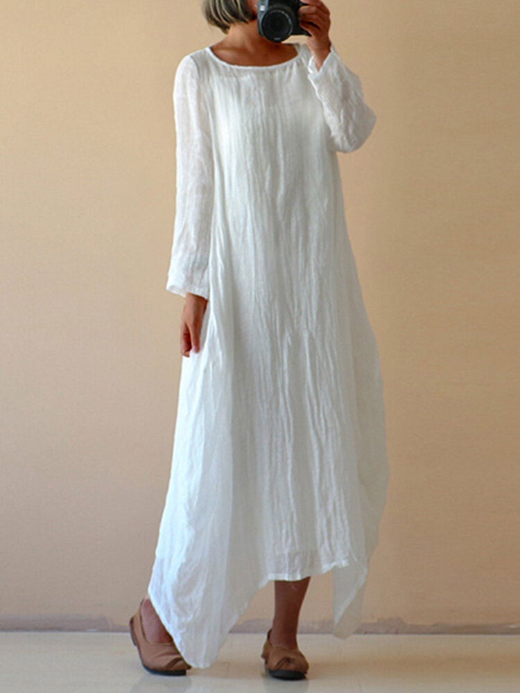 Women's Casual Loose Cotton Dress