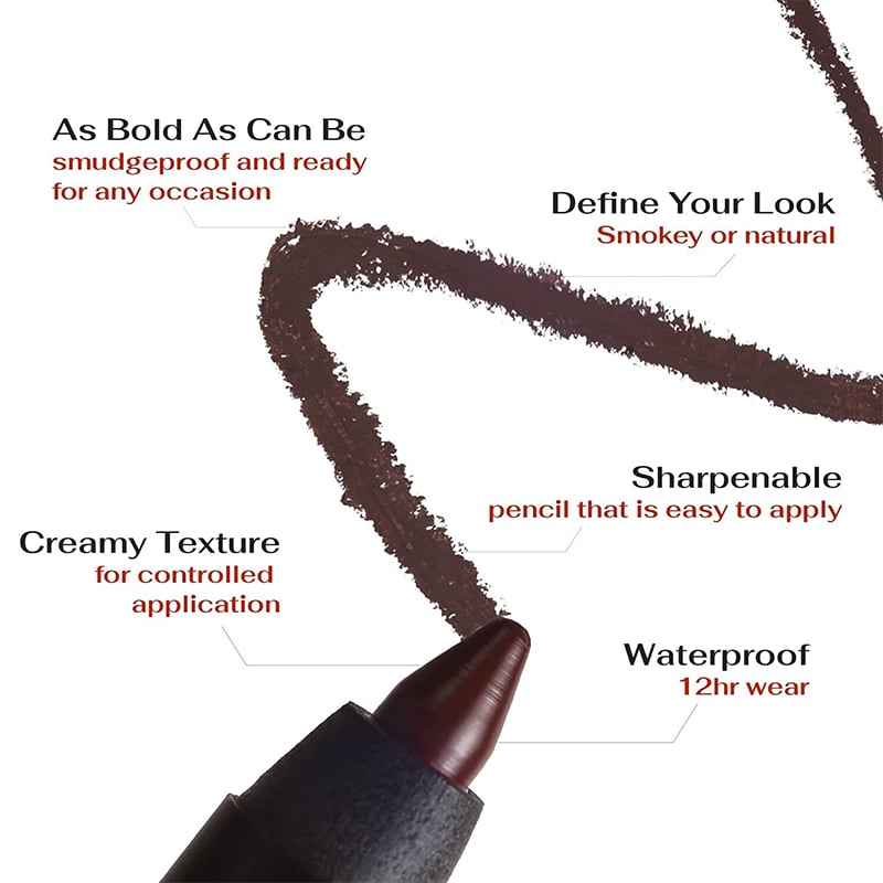 ⚡50K+ SOLD! 🌟24 HR Waterproof Eyeliner Duo Sharpenable Eye Pencil