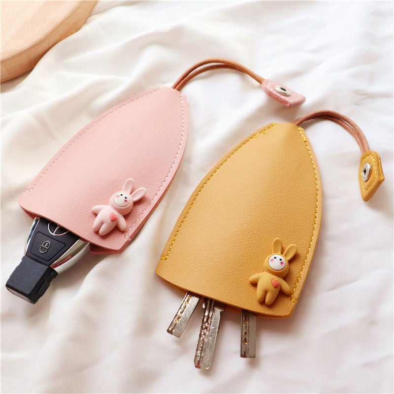 🔥LAST DAY 50% OFF - 🐰✨Cute Fruits PU Leather Key Bag