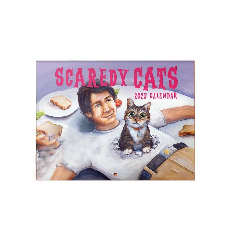 🔥LAST DAY SALE 50% OFF - 🐱Scaredy Cats 2025 Monthly Calendar