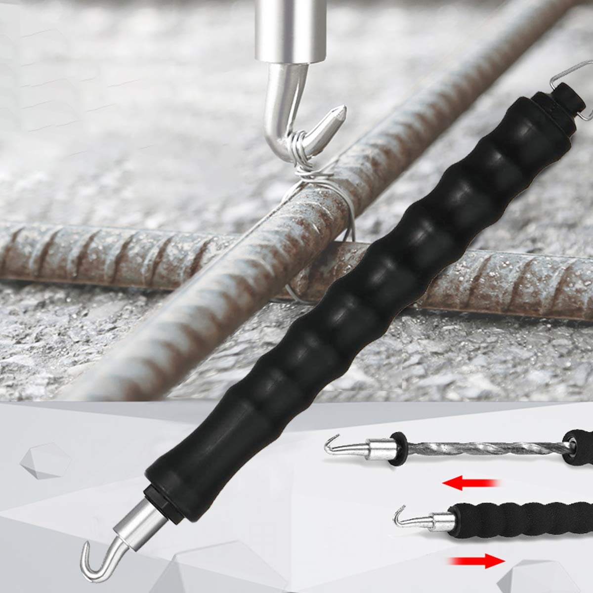 🔥LAST DAY 50% OFF - 🛠️Automatic Rebar Wire Twister Tool