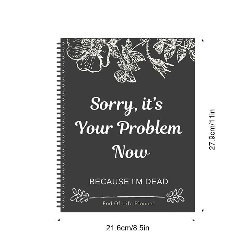 🎃 Halloween Gift: Sh*t, I’m Dead! End of Life Planner💀👍BEST SELLER