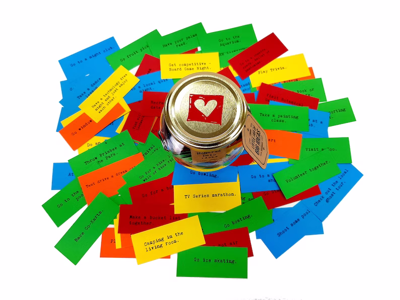 ❤100 Date Ideas Jar