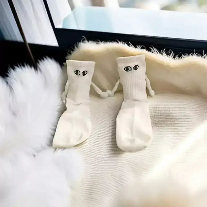 TeesNMerch Hand-in-Hand Socks - Become Solemates Forever!