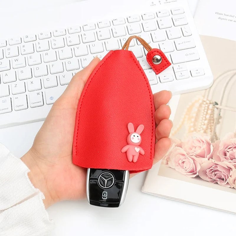 🔥LAST DAY 50% OFF - 🐰✨Cute Fruits PU Leather Key Bag