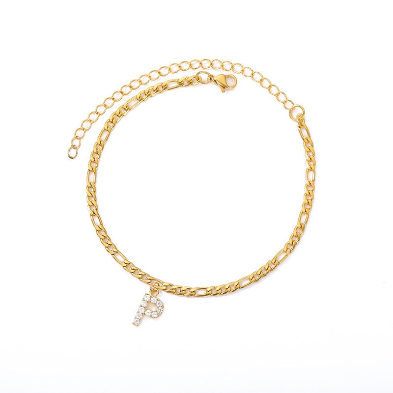 【Buy 1 Get 1 Free】Initial Anklet & Initial Rings