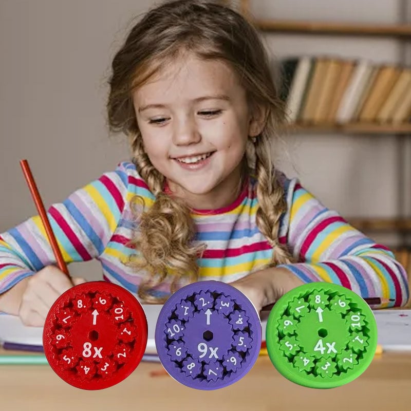 💡Math Fact Fidget Spinners📖-An educational spinning toy for learning arithmetic