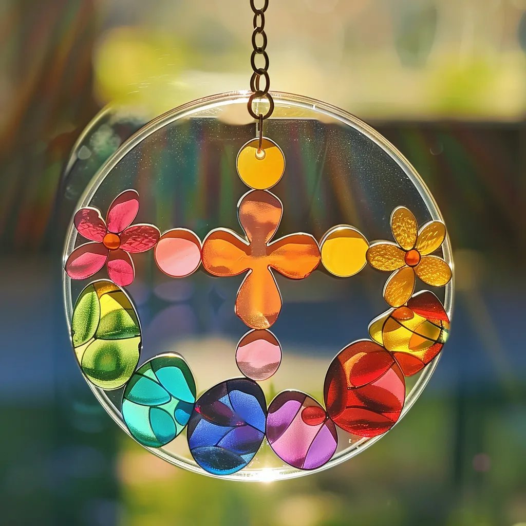 🔥LAST DAY 50% OFF - ✝Cross Suncatcher Decorations