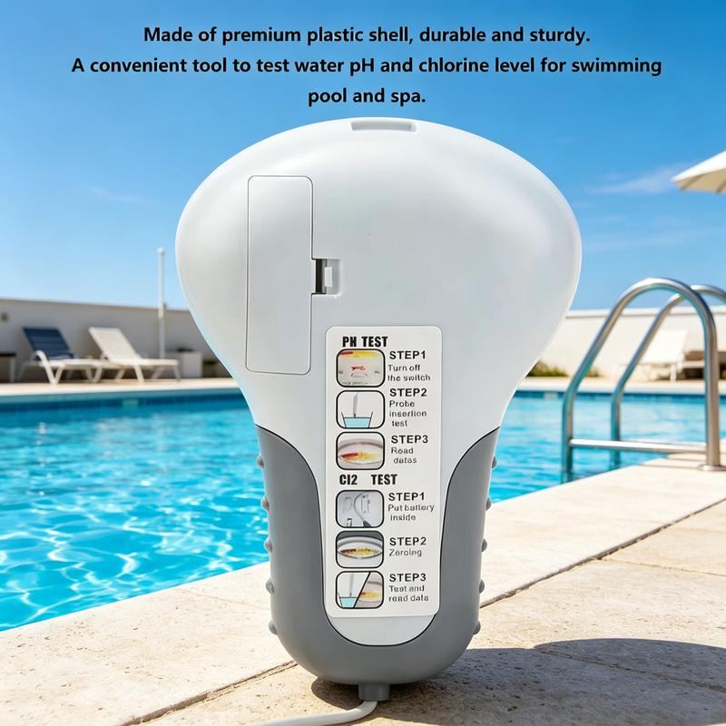 🔬💧 pH & Cl2 Chlorine Tester – 50% OFF! Precise Measurement of pH & Chlorine in Pool – Simple, Fast, Reliable. 🔥🏊