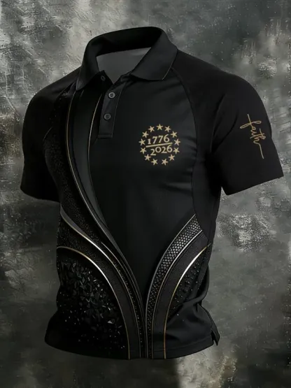 R.E.D. Friday Remember Everyone Deployed Men's Camo Polo Shirt | Patriotic Military Support Tee