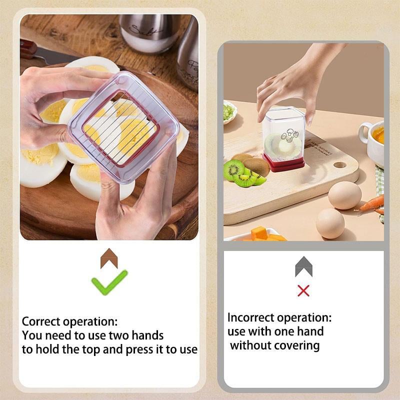 Cup Slicer – Multi-Function Fruit, Veggie & Egg Slicer