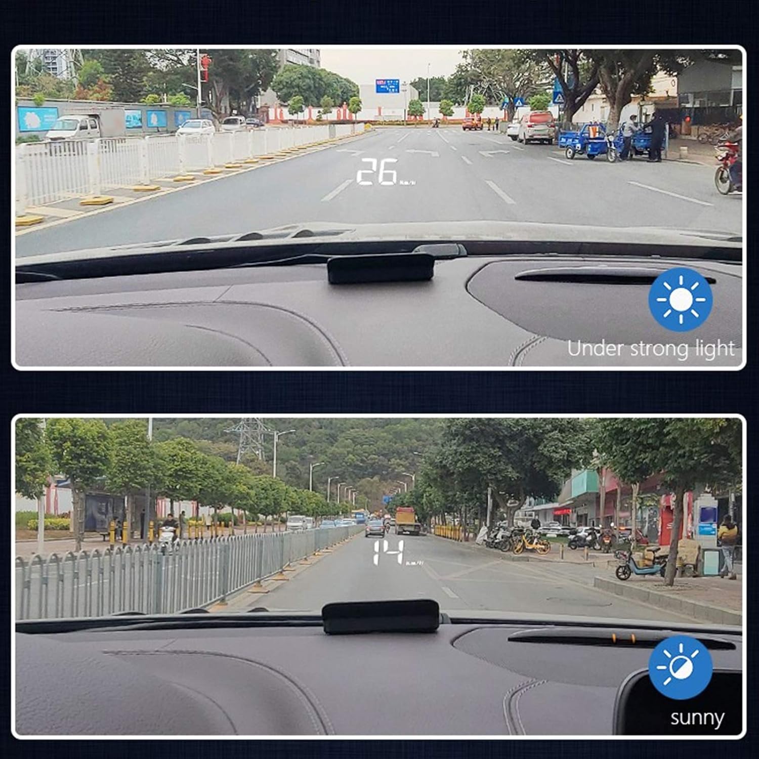 Car Head Up Display Speedometer