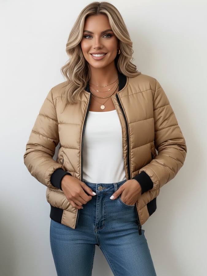 Women'S Autumn And Winter Casual Cotton Coat