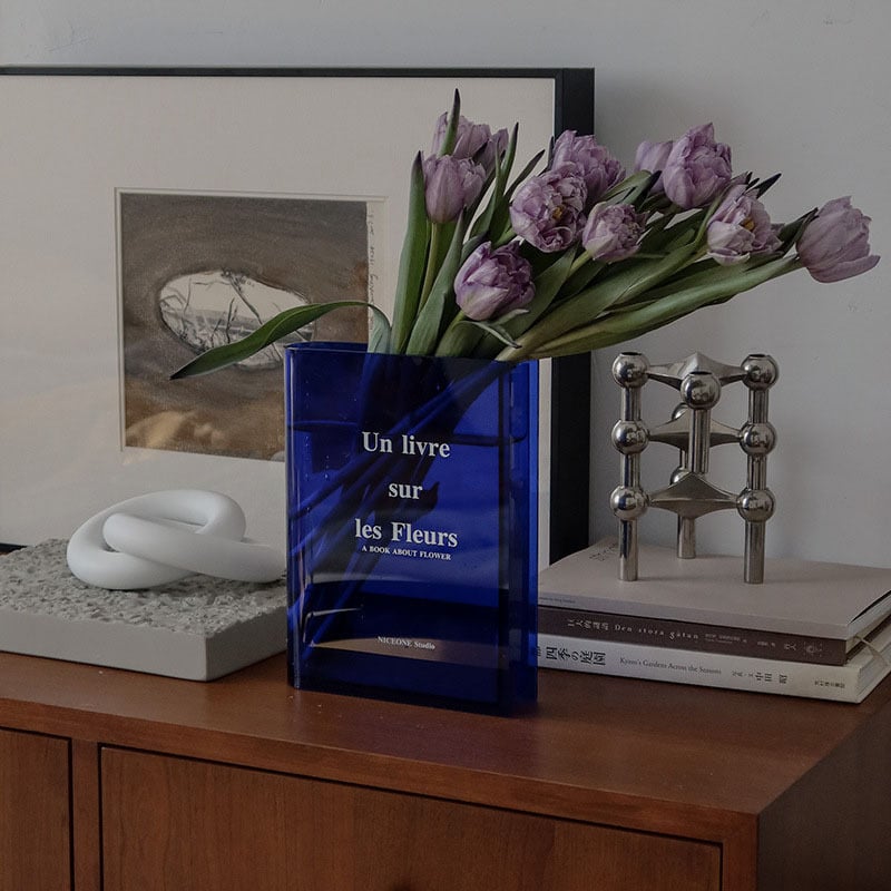 🔥LAST DAY 50% OFF - 📚💐💕Book Vase: Books About Flowers