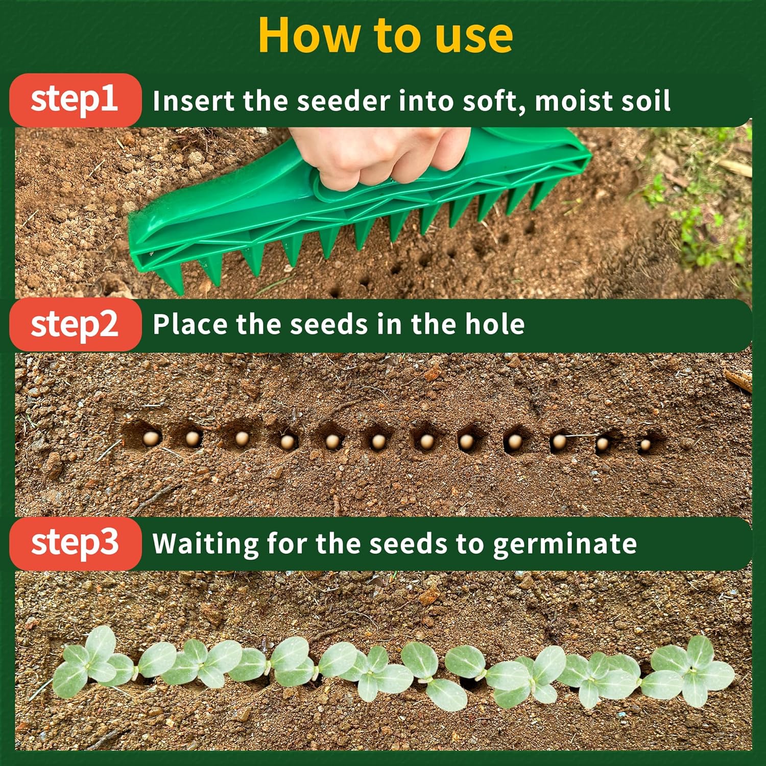 🌱 Transform Your Garden - 49% OFF - ✨Professional Garden Dibber – Effortless Seed Planting Tool