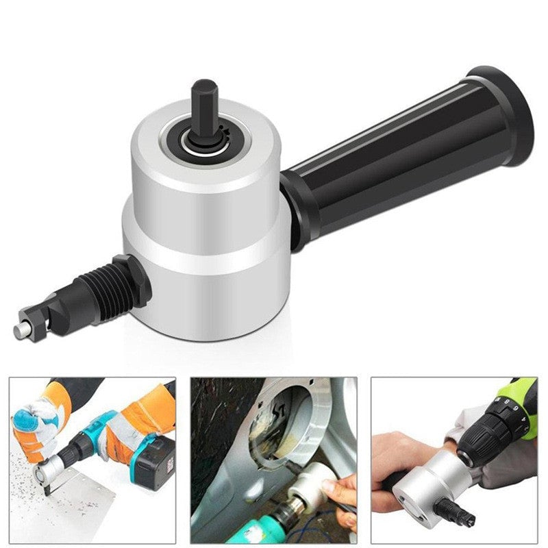 🔥LAST DAY 49% OFF - Nibbler cutter drill attachment double head metal plate