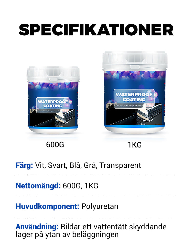 🛡️ 58% OFF! 🏠 Waterproof polyurethane coating – Versatile protection, easy to apply & long-lasting ✨