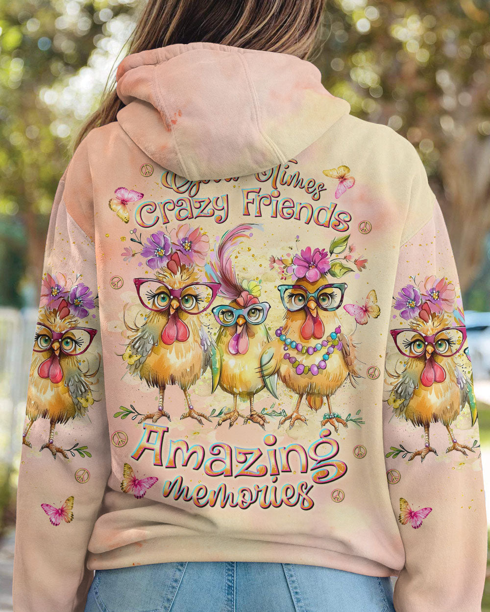 GOOD TIMES CRAZY FRIEND CHICKEN ALL OVER PRINT - TLNT2805243