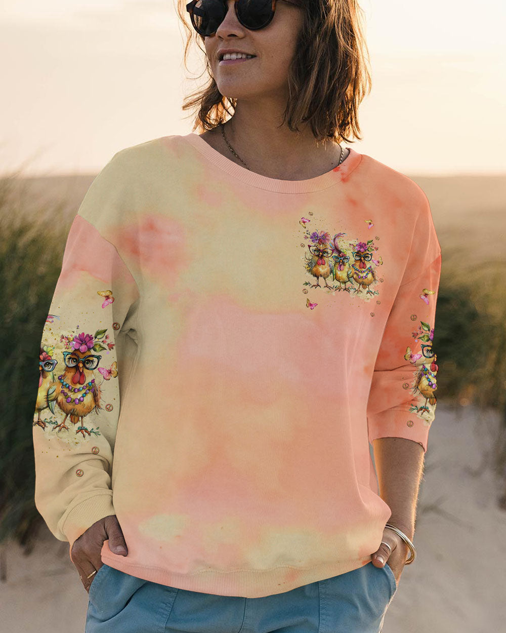 GOOD TIMES CRAZY FRIEND CHICKEN ALL OVER PRINT - TLNT2805243