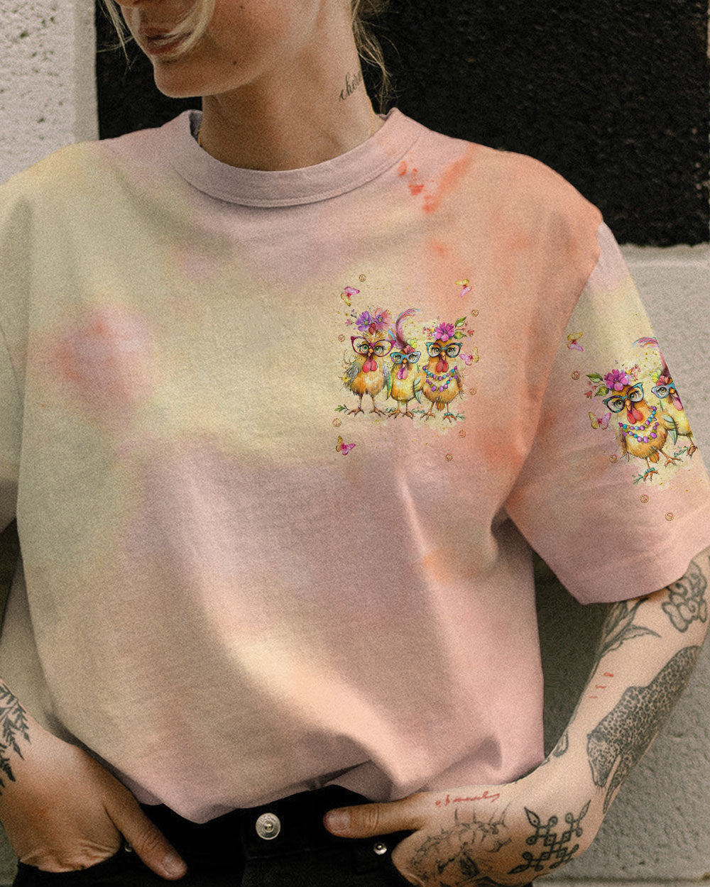 GOOD TIMES CRAZY FRIEND CHICKEN ALL OVER PRINT - TLNT2805243
