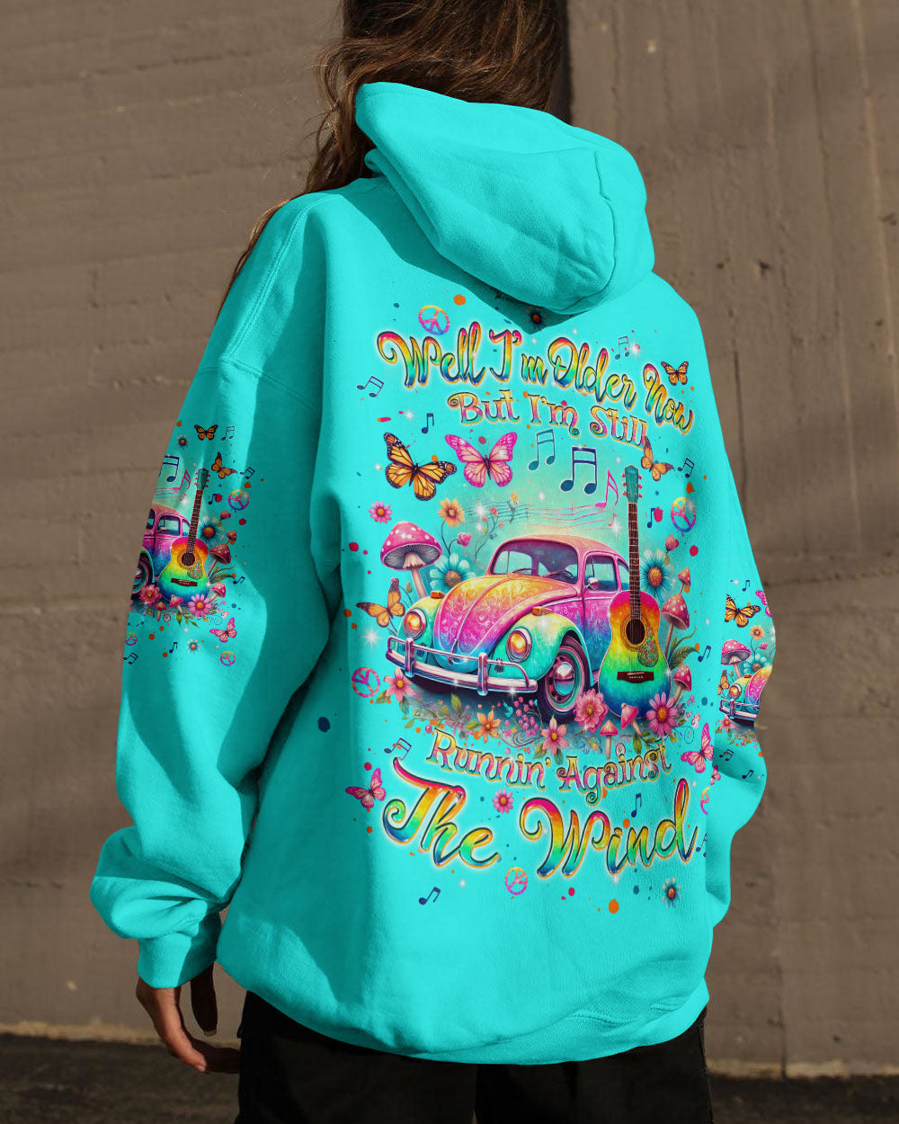 RUNNING AGAINST THE WIND CAR ALL OVER PRINT - TLPQ1207244