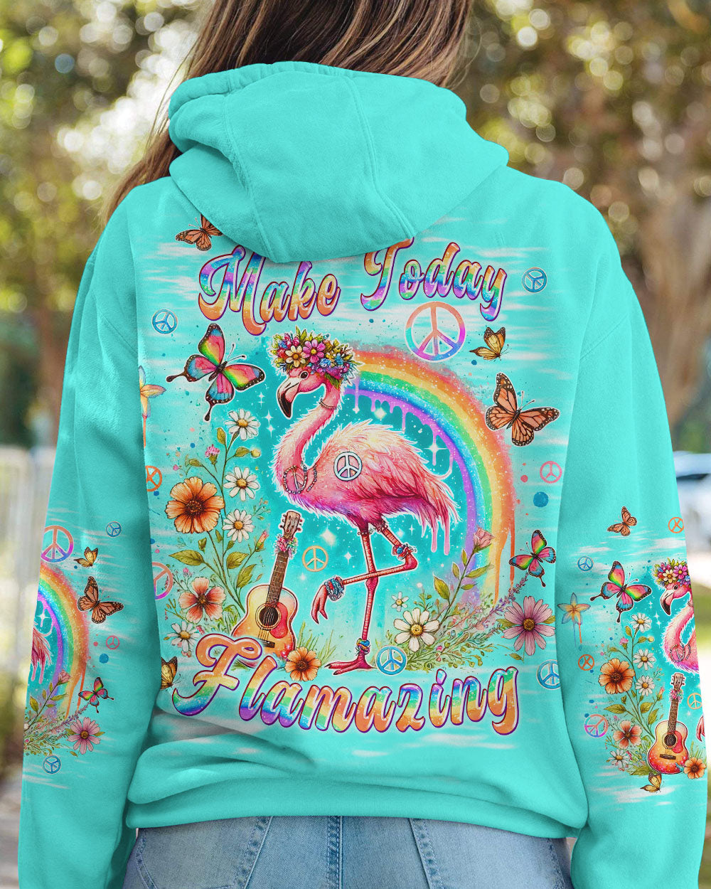 MAKE TODAY FLAMAZING FLAMINGO ALL OVER PRINT - TLPQ2806242