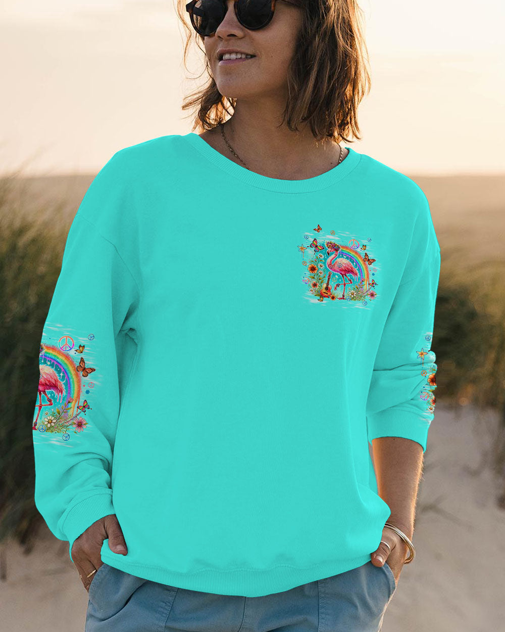 MAKE TODAY FLAMAZING FLAMINGO ALL OVER PRINT - TLPQ2806242