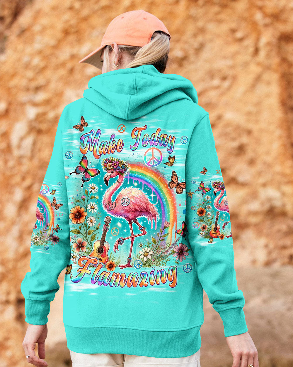 MAKE TODAY FLAMAZING FLAMINGO ALL OVER PRINT - TLPQ2806242