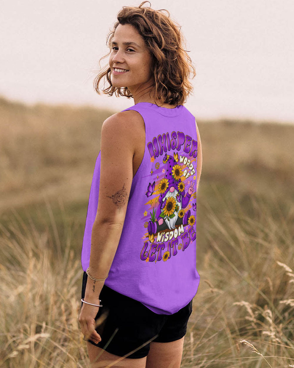 WHISPER WORDS OF WISDOM LET IT BE GNOME ALL OVER PRINT  - TLTR1808251
