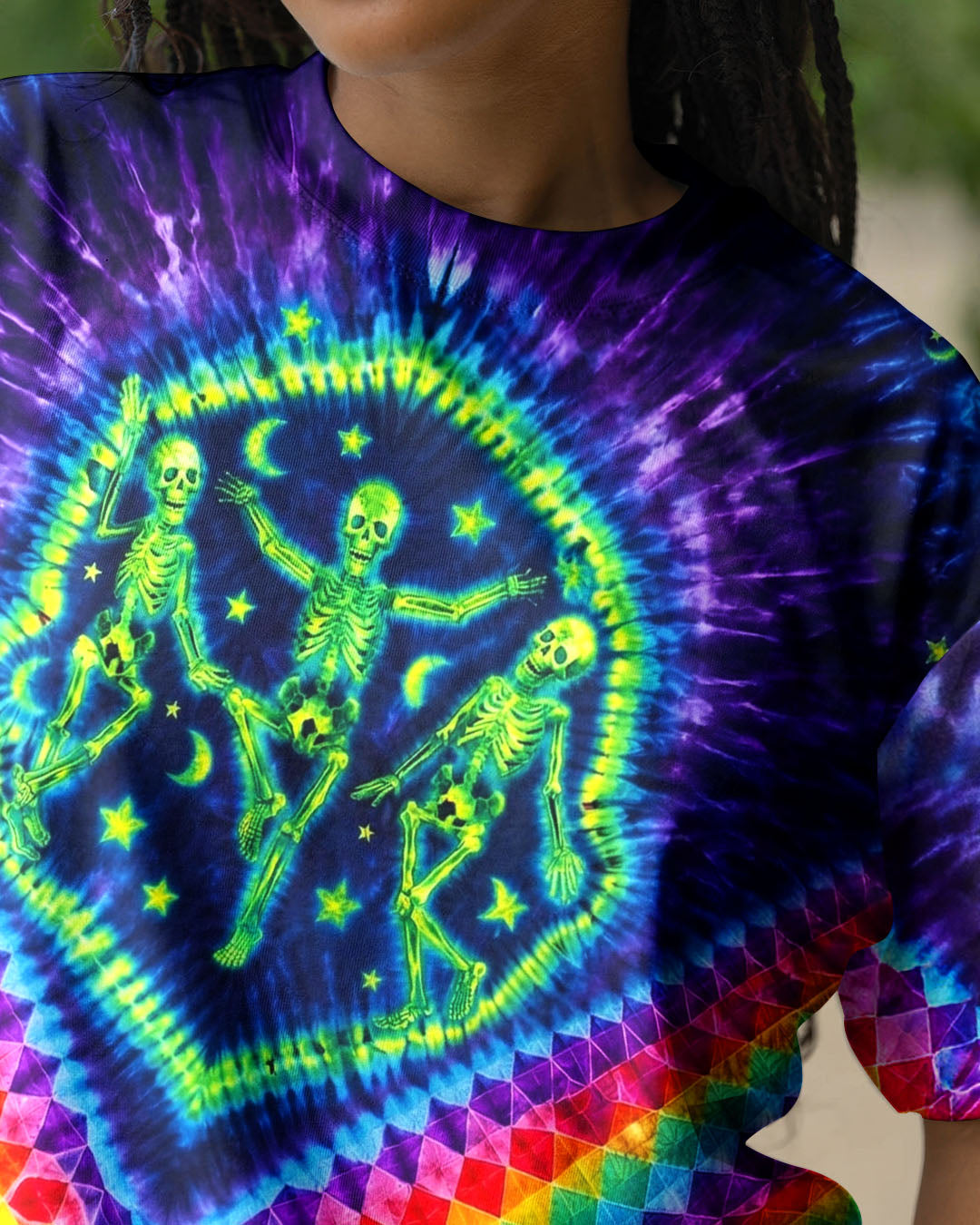 COSMIC DANCING SKELETON ALL OVER PRINT - TM0204261