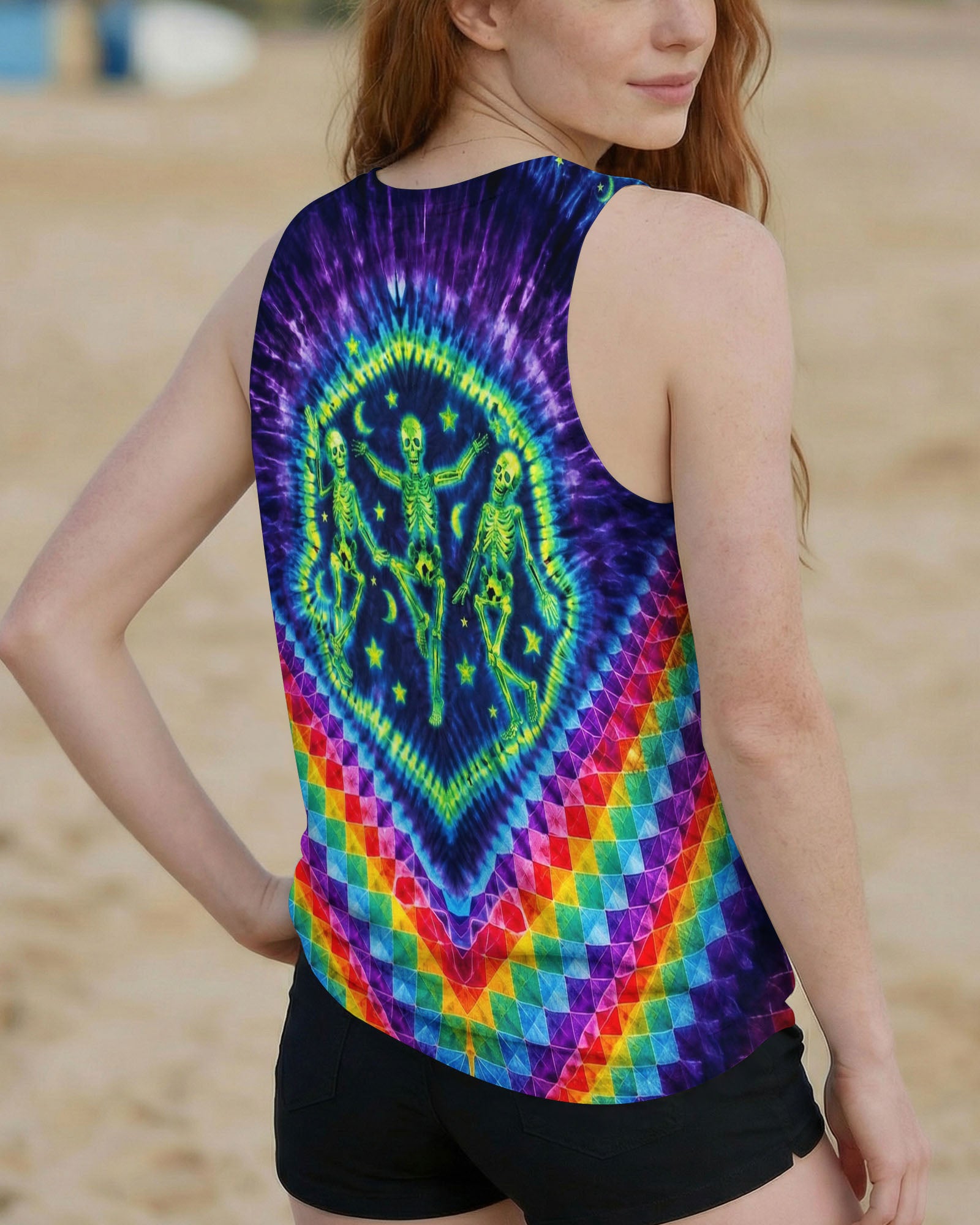 COSMIC DANCING SKELETON ALL OVER PRINT - TM0204261