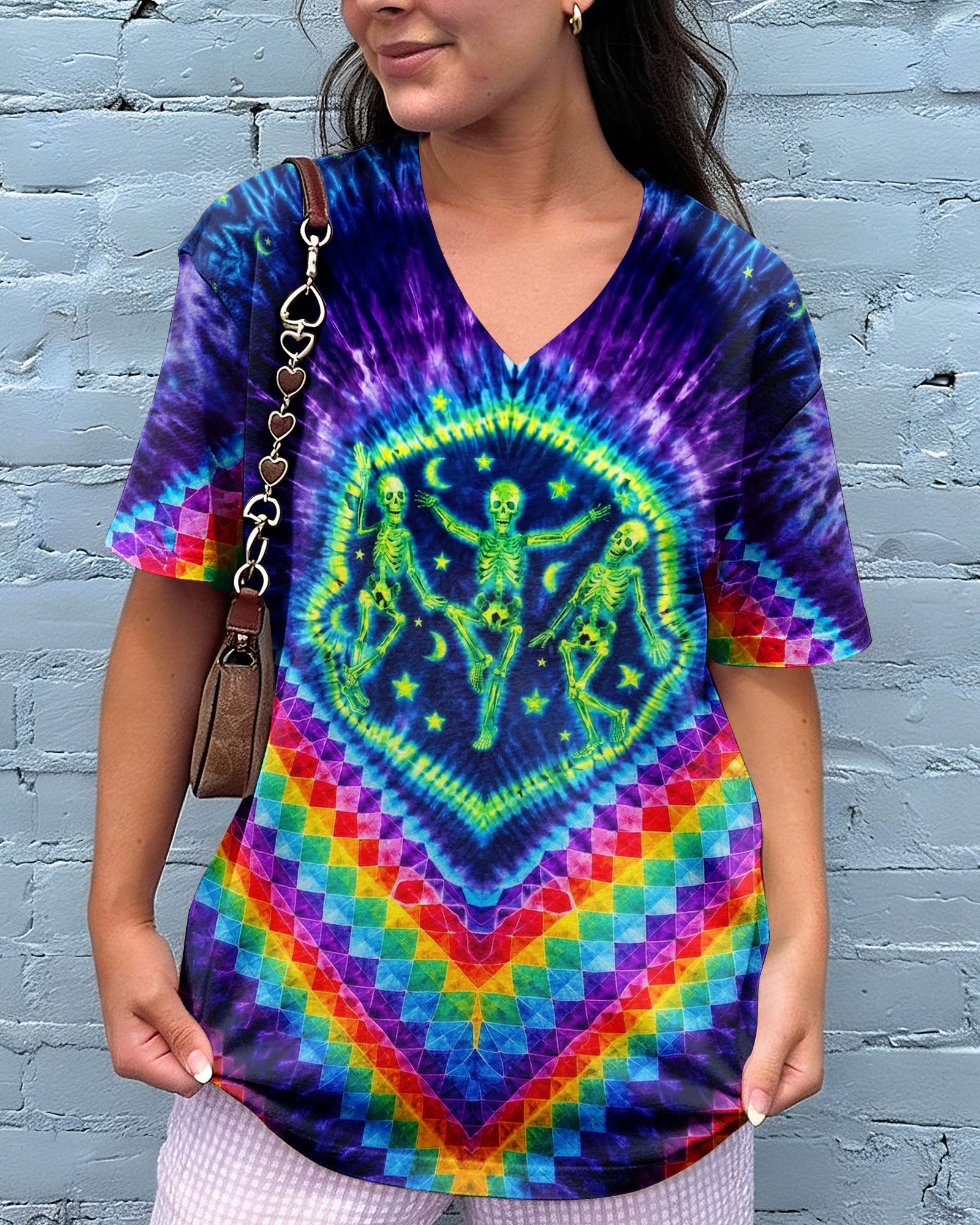 COSMIC DANCING SKELETON ALL OVER PRINT - TM0204261