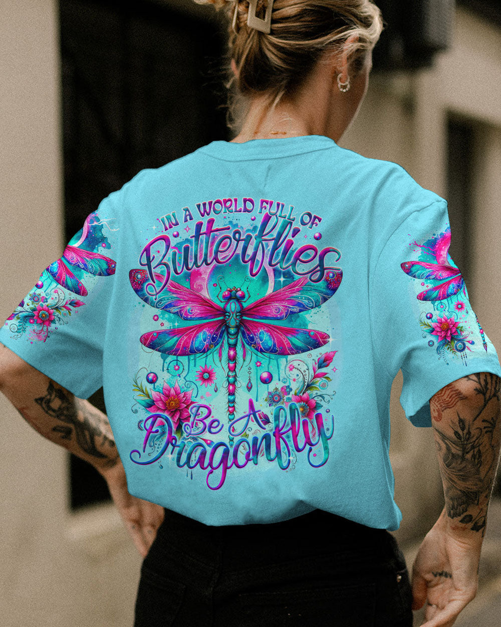 BE A DRAGONFLY ALL OVER PRINT - TY0912233