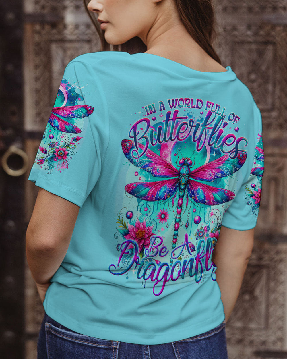 BE A DRAGONFLY ALL OVER PRINT - TY0912233